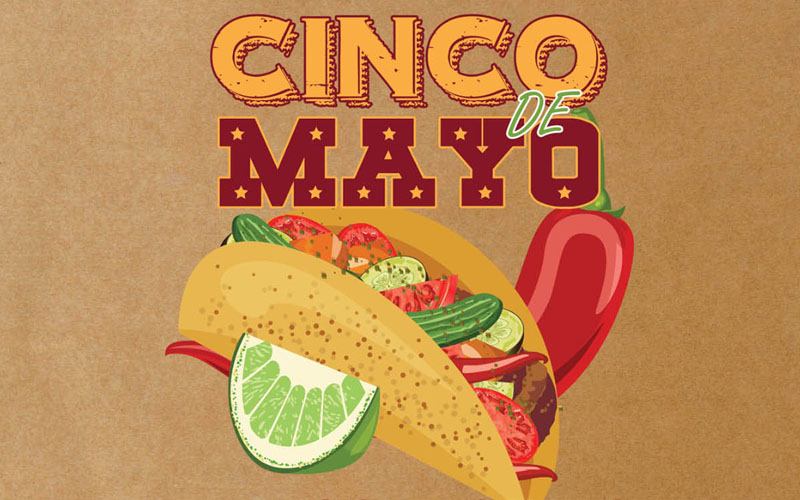 Cinco de Mayo taco illustration