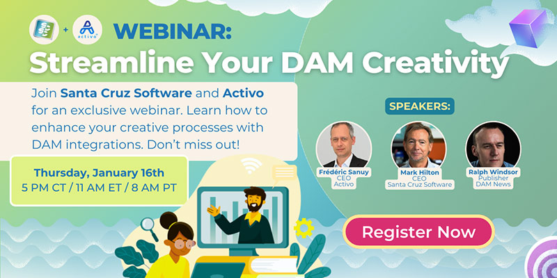 Webinar: Streamline Your DAM Creativity on January 16th